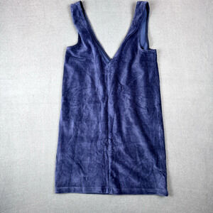 Marine Layer Womens Small Millie Shift Dress New Eclipse Blue Stretch Corduroy